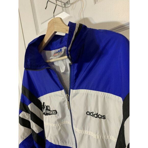 Adidas Jacket Windbreaker Blue and White Sz M‎ Men’s NB Unicorns - Picture 1 of 7